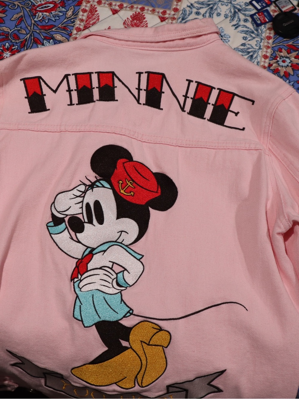 Minnie Mouse Pink Jean Jacket